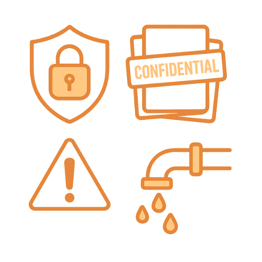 機密保持・データ流出リスク